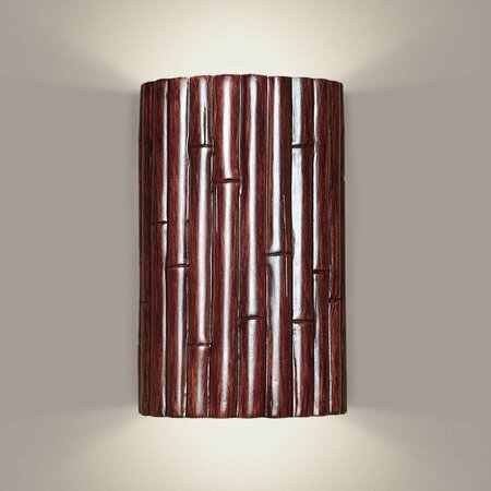 A19 LIGHTING Bamboo Wall Sconce, Cinnamon N20301-CI-1LEDE26